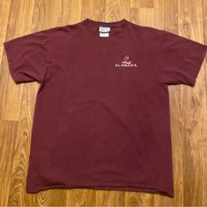 Vintage 90s Alabama Crimson Tide Shirt‎ Men XL Maroon Roll Tide Football